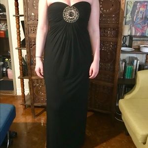 Sky Strapless Black Dress